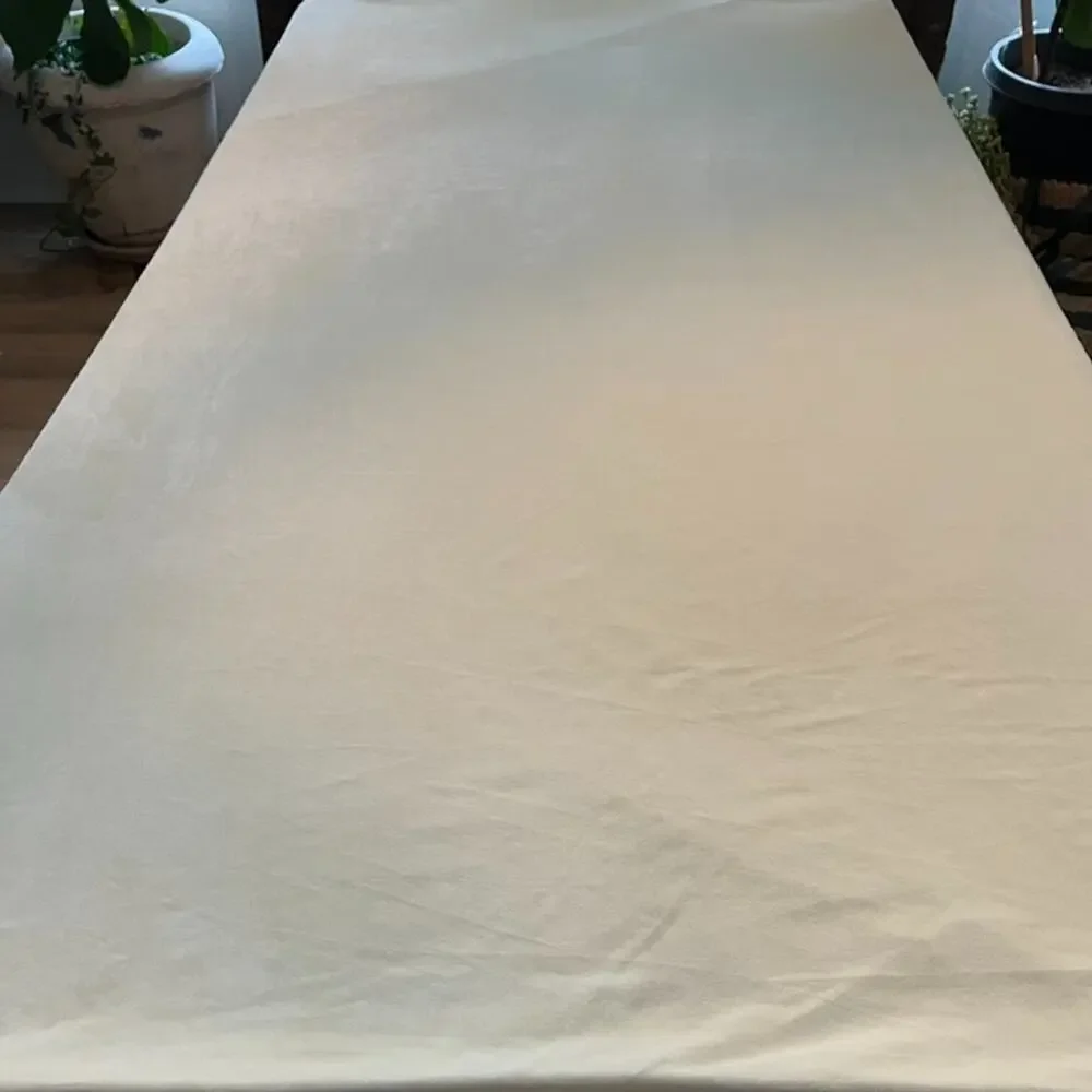 Quility Yellow Cream Weighted Blanket Cover 84 x 90 NO INSERT